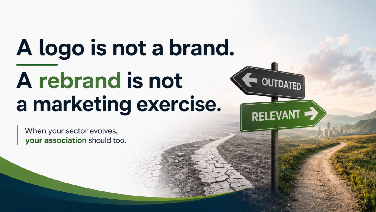 When does an association need to rebrand itself?